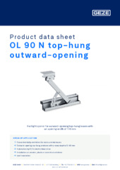 OL 90 N top-hung outward-opening Product data sheet EN