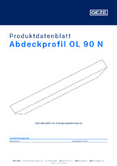 Abdeckprofil OL 90 N Produktdatenblatt DE