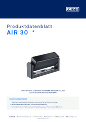 AIR 30  * Produktdatenblatt DE