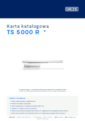 TS 5000 R  * Karta katalogowa PL