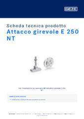 Attacco girevole E 250 NT Scheda tecnica prodotto IT