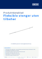Fleksible stenger uten tilbehør Produktdatablad NB