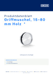 Griffmuschel, 15-80 mm Holz  * Produktdatenblatt DE