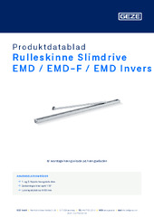 Rulleskinne Slimdrive EMD / EMD-F / EMD Invers Produktdatablad DA