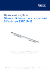 Otomatik kanat açma sistemi Slimdrive EMD F-IS  * Ürün veri sayfası TR