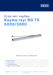 Kayma rayı BG TS 5000/3000 Ürün veri sayfası TR