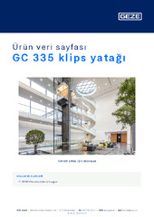 GC 335 klips yatağı Ürün veri sayfası TR