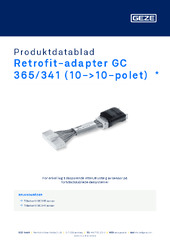 Retrofit-adapter GC 365/341 (10->10-polet)  * Produktdatablad NB