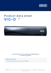 VIO-D  * Product data sheet EN