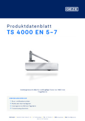 TS 4000 EN 5-7 Produktdatenblatt DE