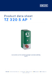 TZ 320 S AP  * Product data sheet EN