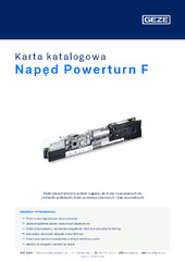 Napęd Powerturn F Karta katalogowa PL