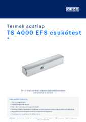 TS 4000 EFS csukótest  * Termék adatlap HU