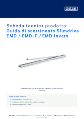 Guida di scorrimento Slimdrive EMD / EMD-F / EMD Invers Scheda tecnica prodotto IT