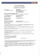 Einbauerklärung DE (785108)