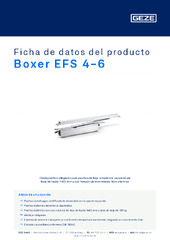 Boxer EFS 4-6 Ficha de datos del producto ES