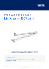 Link arm ECturn Product data sheet EN