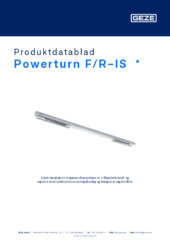 Powerturn F/R-IS  * Produktdatablad DA