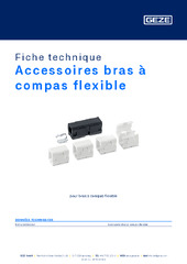 Accessoires bras à compas flexible Fiche technique FR