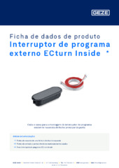 Interruptor de programa externo ECturn Inside  * Ficha de dados de produto PT
