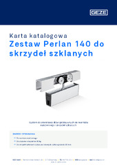 Zestaw Perlan 140 do skrzydeł szklanych Karta katalogowa PL