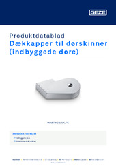 Dækkapper til dørskinner (indbyggede døre) Produktdatablad DA