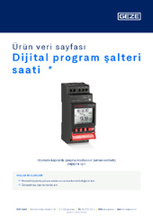Dijital program şalteri saati  * Ürün veri sayfası TR