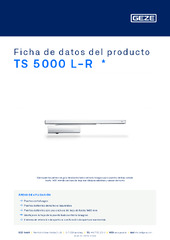 TS 5000 L-R  * Ficha de datos del producto ES