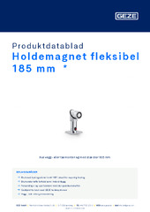Holdemagnet fleksibel 185 mm  * Produktdatablad NB