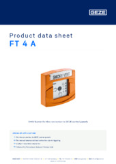 FT 4 A Product data sheet EN