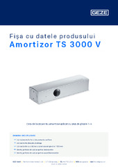 Amortizor TS 3000 V Fișa cu datele produsului RO