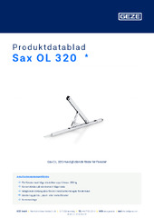 Sax OL 320  * Produktdatablad SV