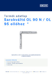 Sarokváltó OL 90 N / OL 95 ollóhoz  * Termék adatlap HU