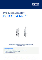 IQ lock M DL  * Produktdatenblatt DE