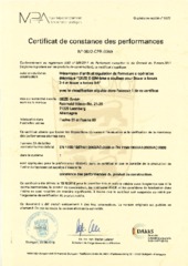 Certificat FR (758660)