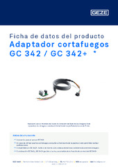 Adaptador cortafuegos GC 342 / GC 342+  * Ficha de datos del producto ES