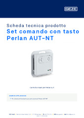 Set comando con tasto Perlan AUT-NT Scheda tecnica prodotto IT
