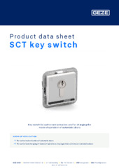 SCT key switch Product data sheet EN