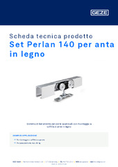 Set Perlan 140 per anta in legno Scheda tecnica prodotto IT