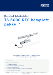 TS 5000 RFS komplett pakke  * Produktdatablad NB