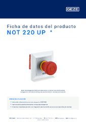 NOT 220 UP  * Ficha de datos del producto ES