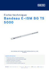 Bandeau E-ISM BG TS 5000 Fiche technique FR