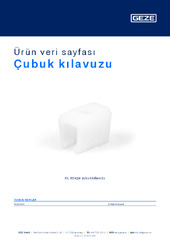 Çubuk kılavuzu Ürün veri sayfası TR