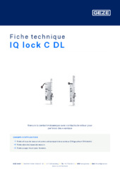 IQ lock C DL Fiche technique FR