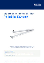 Polužje ECturn Sigurnosno-tehnički list HR