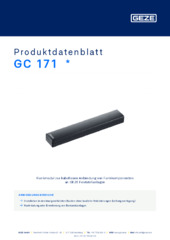 GC 171  * Produktdatenblatt DE