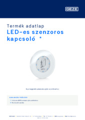 LED-es szenzoros kapcsoló  * Termék adatlap HU