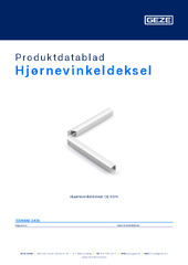 Hjørnevinkeldeksel Produktdatablad NB