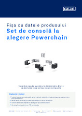 Set de consolă la alegere Powerchain Fișa cu datele produsului RO