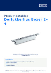 Dørlukkerhus Boxer 2-4 Produktdatablad NB